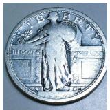 1917 Type 1 Standing Liberty Quarter