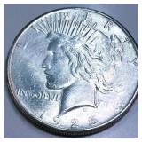 1925-S Peace Silver Dollar AU/BU