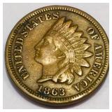 1863 Indian Head Penny High Grade