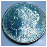 1879-S Rev 78 Morgan Silver Dollar Uncirculated