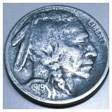 1919-S Buffalo Nickel High Grade Rare Date
