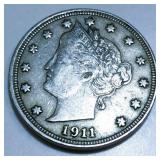 1911 Liberty V Nickel High Grade