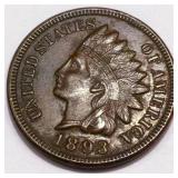 1893 Indian Head Penny High Grade