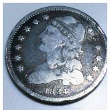 1834 Capped Bust Quarter High Grade