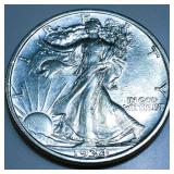 1934-D Walking Liberty Half Dollar AU/BU