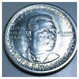 1946-S Booker T Washington Silver Half Dollar AU+