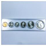 1967 Canada Centennial Silver 6 Coin Set