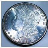 1881-S Morgan Silver Dollar Gem Uncirculated