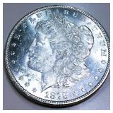 1878 7/8 TF Strong Morgan Silver Dollar Gem BU