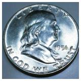 1951-D Franklin Half Dollar Gem Uncirculated