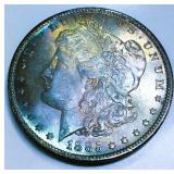 1885-O Morgan Silver Dollar Uncirciulated Toned