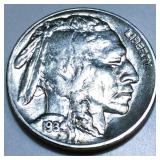 1934 Buffalo Nickel AU/BU