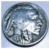 1931-S Buffalo Nickel High Grade