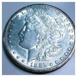 1887-S Morgan Silver Dollar AU/BU