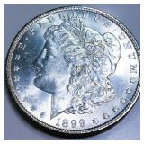 1899 Morgan Silver Dollar Uncirculated Rare Date