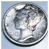 1929-D Mercury Silver Dime High Grade