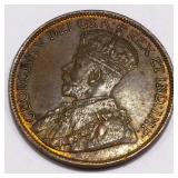 1913 Canada One Cent Penny High Grade