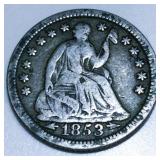 1853 Seated Liberty Half Dime High Grade