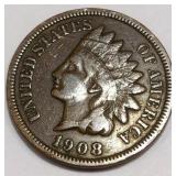 1908-S Indian Head Penny High Grade