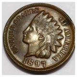 1897 Indian Head Penny Gem Uncirculated