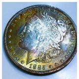 1885-O Morgan Silver Dollar Uncirculated Toned