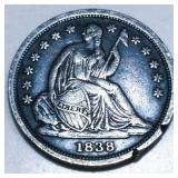 1838 Seated Liberty Dime High Grade