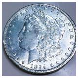 1894-O Morgan Silver Dollar AU/BU Slider
