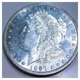 1897 Morgan Silver Dollar Uncirculated Proof Like