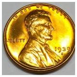 1939-S Lincoln Wheat Cent Penny Uncirculated Red