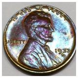 1933-D Lincoln Wheat Cent Penny Uncirculated Toned