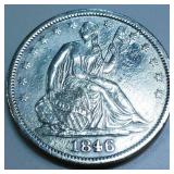 1846-O Seated Liberty Half Dollar Very High Grade