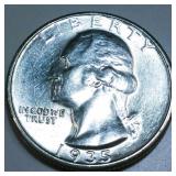 1935 Washington Silver Quarter Uncirculated