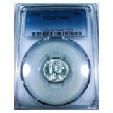 1940 Mercury Silver Dime PCGS MS66