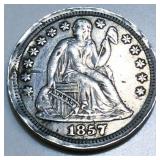 1857-O Seated Liberty Dime High Grade