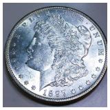 1897-S Morgan Silver Dollar Uncirculated