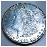 1897 Morgan Silver Dollar Uncirculated