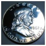 1962 Gem Proof Franklin Half Dollar