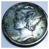 1920-D Mercury Silver Dime High Grade