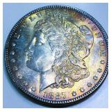 1887 Morgan Silver Dollar Gem Uncirculated Toned