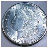 1889-S Morgan Silver Dollar AU/BU