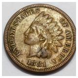 1881 Indian Head Penny High Grade