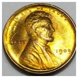 1909 VDB Lincoln Wheat Cent Penny Gem BU Red