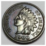 1900 Indian Head Penny AU/BU