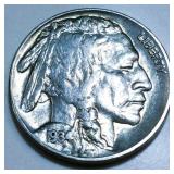 1934 Buffalo Nickel AU/BU