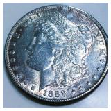 1888-S Morgan Silver Dollar AU/BU