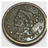 1856 Braided Hair Large Cent High Grade
