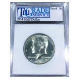 1964 Kennedy Half Dollar 90% Silver Proof 66