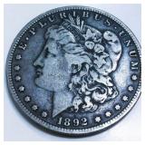 1892-S Morgan Silver Dollar High Grade