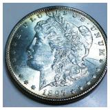 1897-S Morgan Silver Dollar Uncirculated