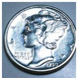 1930 Mercury Silver Dime Uncirculated
